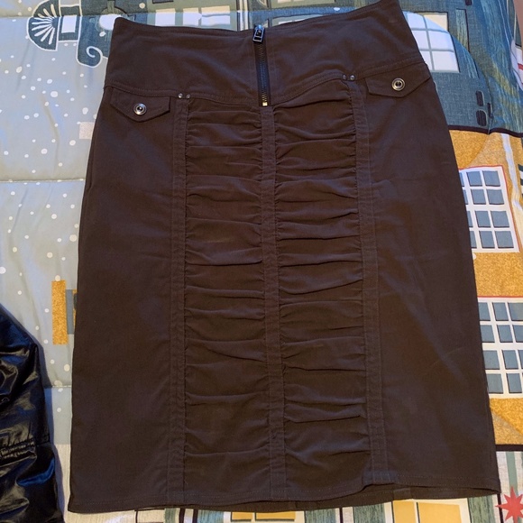 Rickis Olive/ Army Green Pencil Skirt Women's Size 4 - Picture 2 of 3